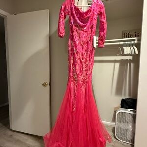 Ball gown with Sequin Accents